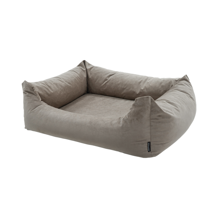 Foto van Madison Velours Dog Bed Taupe M