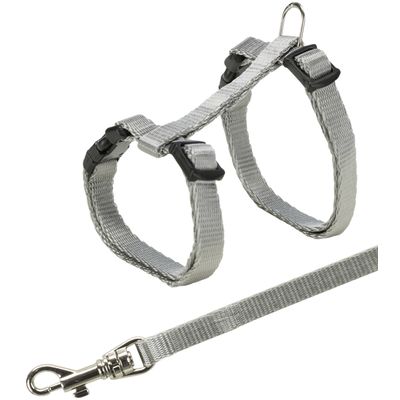 Foto van Trixie Junior Kittentuig met riem - 4 stuks