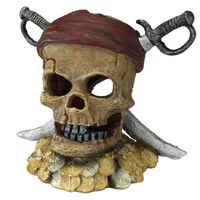 Aqua Della Decor Pirate Skull Sword Head