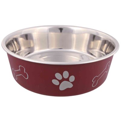 Foto van Trixie Voer/waterbak RVS/kunststof-ommanteling