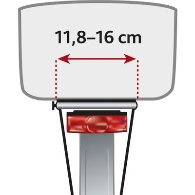 Trixie Fietsmand Long voor brede bagagedragers EVA Foto van Trixie Fietsmand Long voor brede bagagedragers EVA