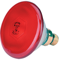Lamp 175 W rood Philips spaar