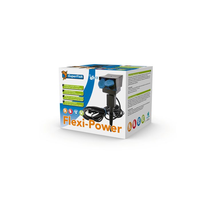 Foto van SuperFish Flexi Power Stekkerdoos