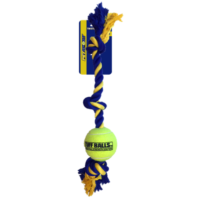 Foto van Giant 3-Knot Cotton Rope 60 cm with Tuff Ball (10 cm)