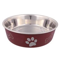 Trixie Voer/waterbak RVS/kunststof-ommanteling - 4 stuks