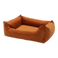 Madison Velours Dog Bed Oranje L