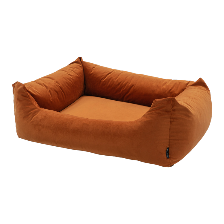 Foto van Madison Velours Dog Bed Oranje L