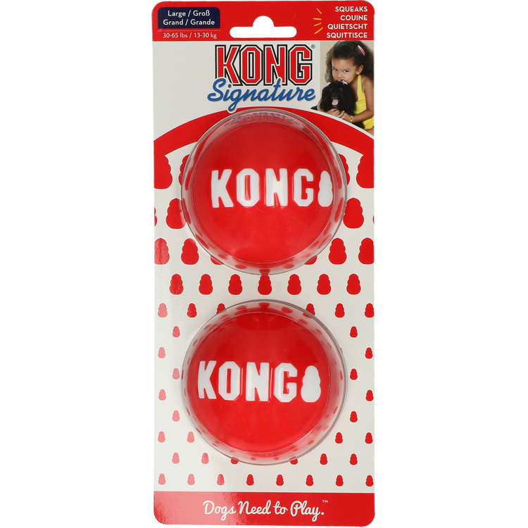 Foto van KONG Signature Balls 2-pk Lg