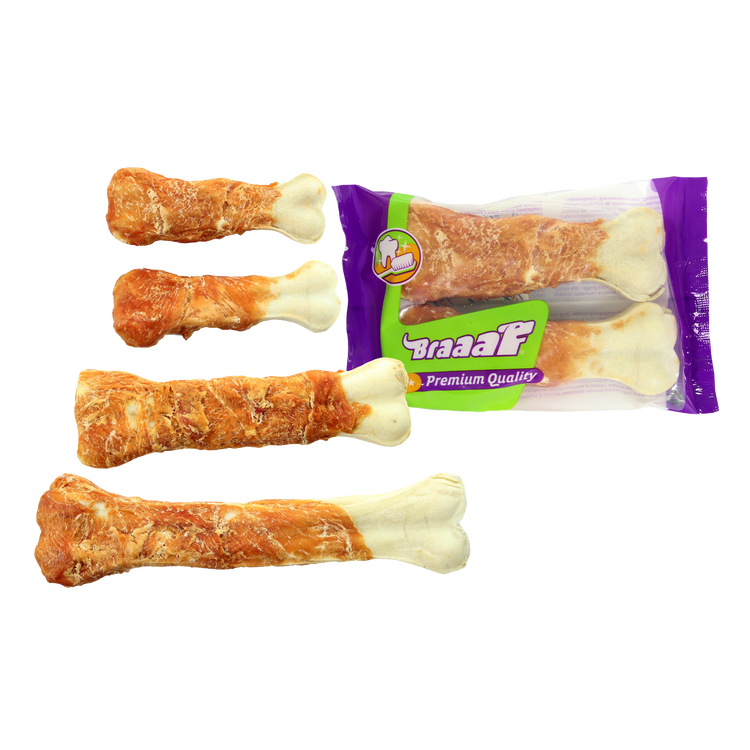 Foto van Braaaf Pressed Chicken Bones 12.5 cm (2 pcs)