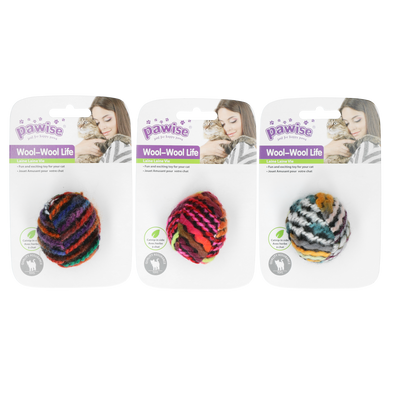 Foto van Pawise Meowmeow life - wool ball