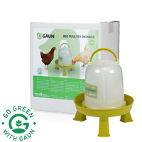 Pluimvee drinktoren 1.5 l Bio green lemon op pootjes