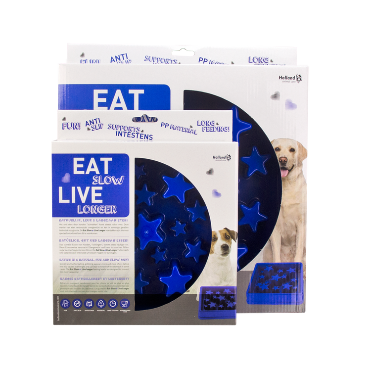 Foto van Eat Slow Live Longer Star Blue S