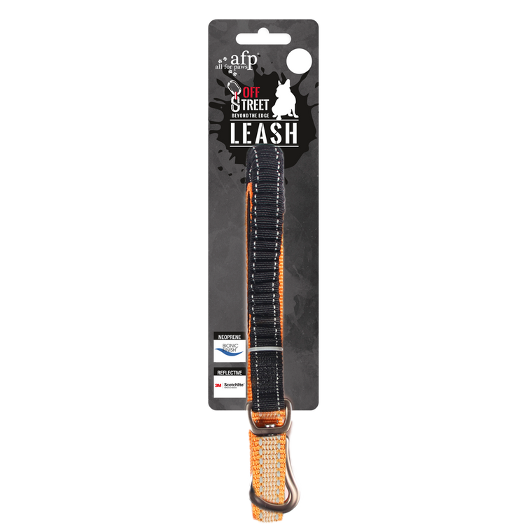 Foto van AFP Off Street Dog Leash Tangerine S