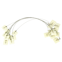 Plak-anker voor voerdoos tweezijdig 25cm + haak (set=10st)