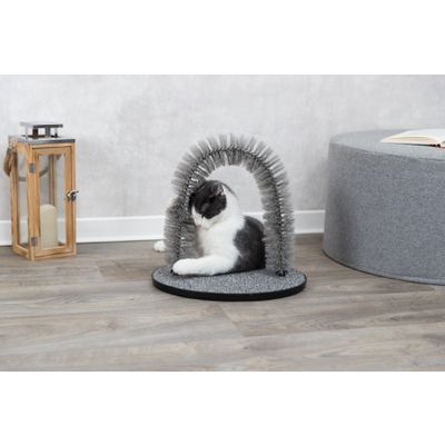 Trixie Massage- en vachtverzorgingsboog kat Foto van Trixie Massage- en vachtverzorgingsboog kat