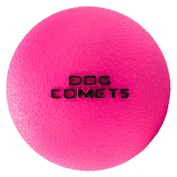 Foto van Dog Comets Ball Stardust Zwart Roze M 2-pack