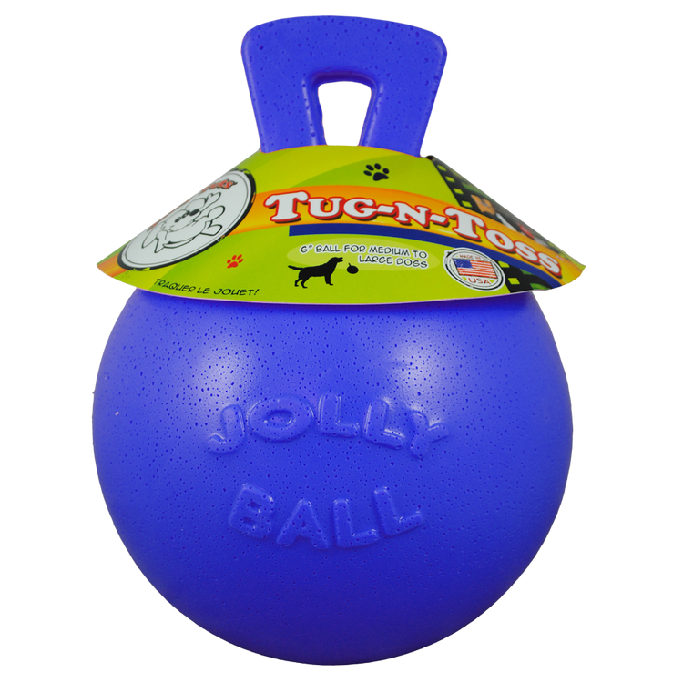 Foto van Jolly Tug-n-Toss 25 cm Blauw