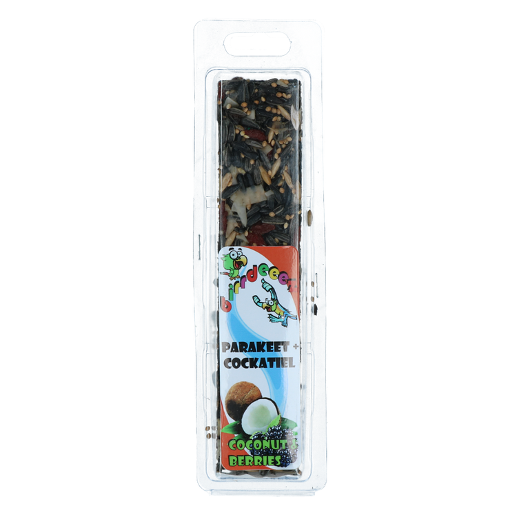Foto van Birrdeeez Seedlog Cockatiel Cocnut en Berries