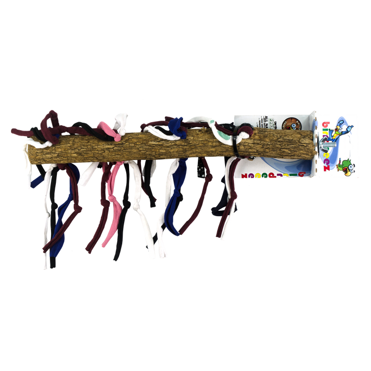 Foto van Birrdeeez Parkieten Sekelstok en katoen + bel 40 cm