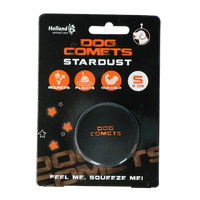 Dog Comets Ball Stardust Zwart/Oranje S