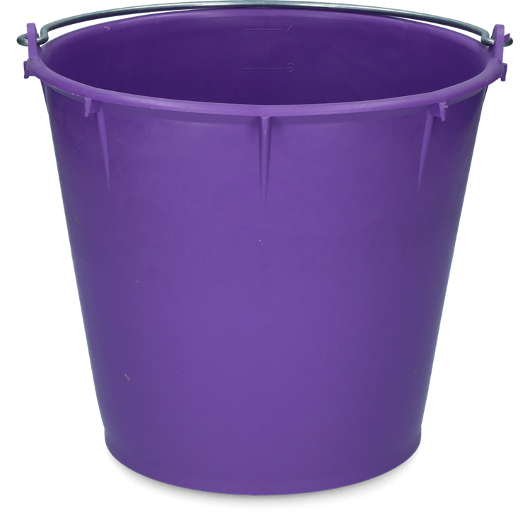 Foto van Emmer 7 l met beugel paars