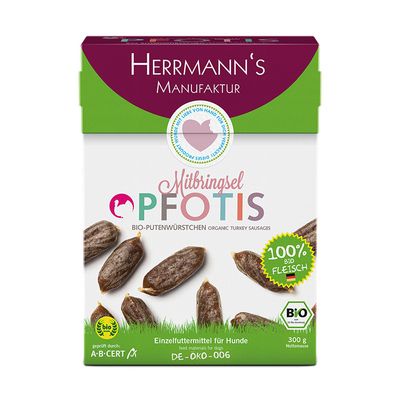 Foto van BIO PFOTIS SNACKS Turkey Sausages 300 gr.