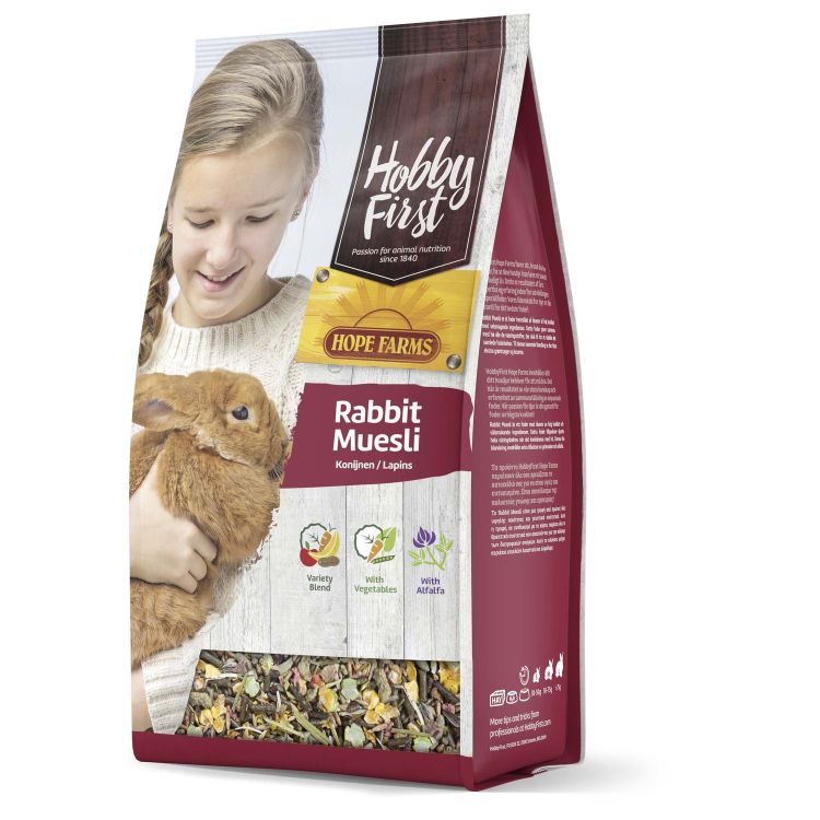 Hobbyfirst Hope Farms Rabbit Muesli Foto van Hobbyfirst Hope Farms Rabbit Muesli