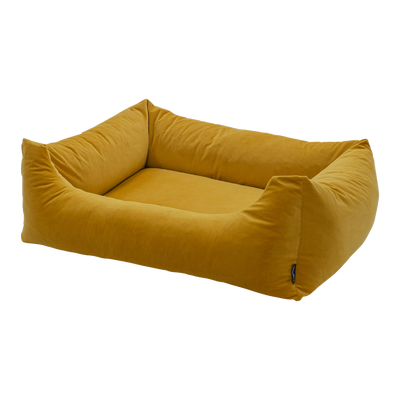 Foto van Madison Velours Dog Bed Geel L