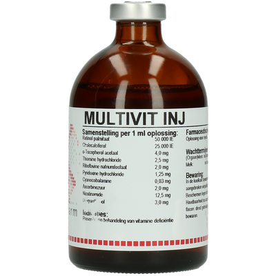 Foto van Multivit inj. REG NL VRIJ