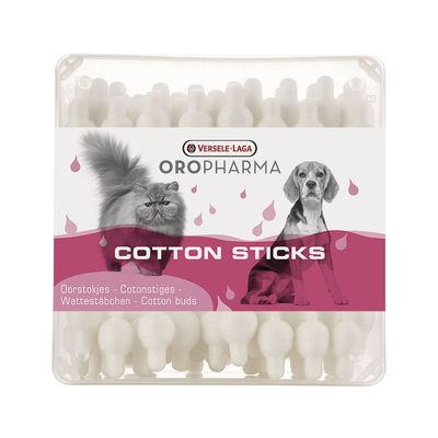 Foto van Versele-Laga Oropharma Cotton sticks oorstokjes