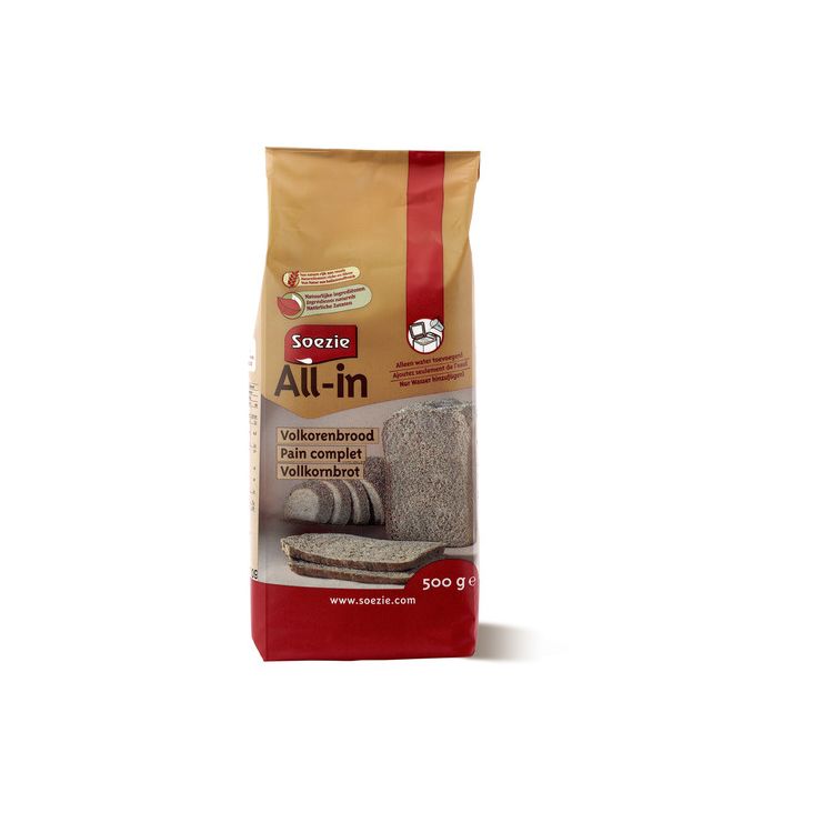 Soezie All-in volkorenbrood Foto van Soezie All-in volkorenbrood