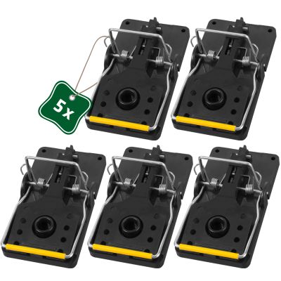 Foto van Slag-rattenval 5-delig set | effectieve en hygiënische oplossing tegen ratten - Gardigo