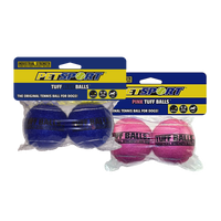 Tuff Blauwe Balls 6 cm 2-Pack