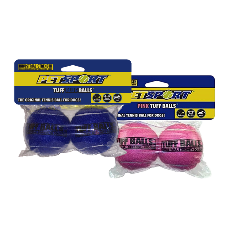 Foto van Tuff Blauwe Balls 6 cm 2-Pack