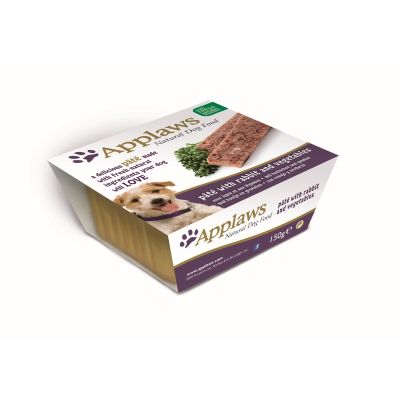 Applaws Hondenvoer Pate Rabbit & Groenten 150 gr. Foto van Applaws Hondenvoer Pate Rabbit & Groenten 150 gr.