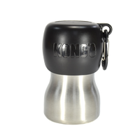 KONG H2O 255 ml rvs waterfles zwart