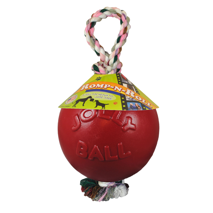 Foto van Jolly Ball Romp-n-Roll 20 cm Rood