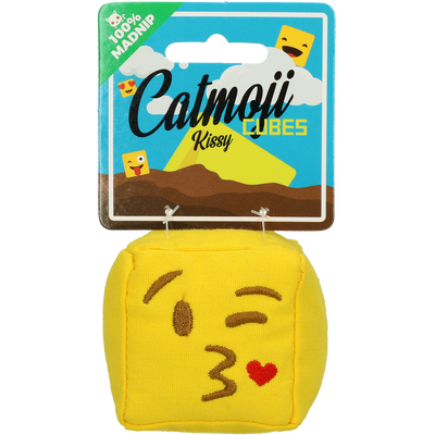 Foto van Emoji Cat Cube Kissy (met MadNip)