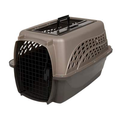 Foto van Petmate 2 Door Top Load Kennel S Brown