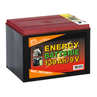 Batterij EG super 9V / 130Ah (H16 x L19 x B13 cm)