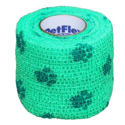 Foto van Bandage Petflex Neon Green Paw