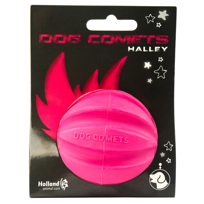 Foto van Dog Comets Dog comets ball halley roze