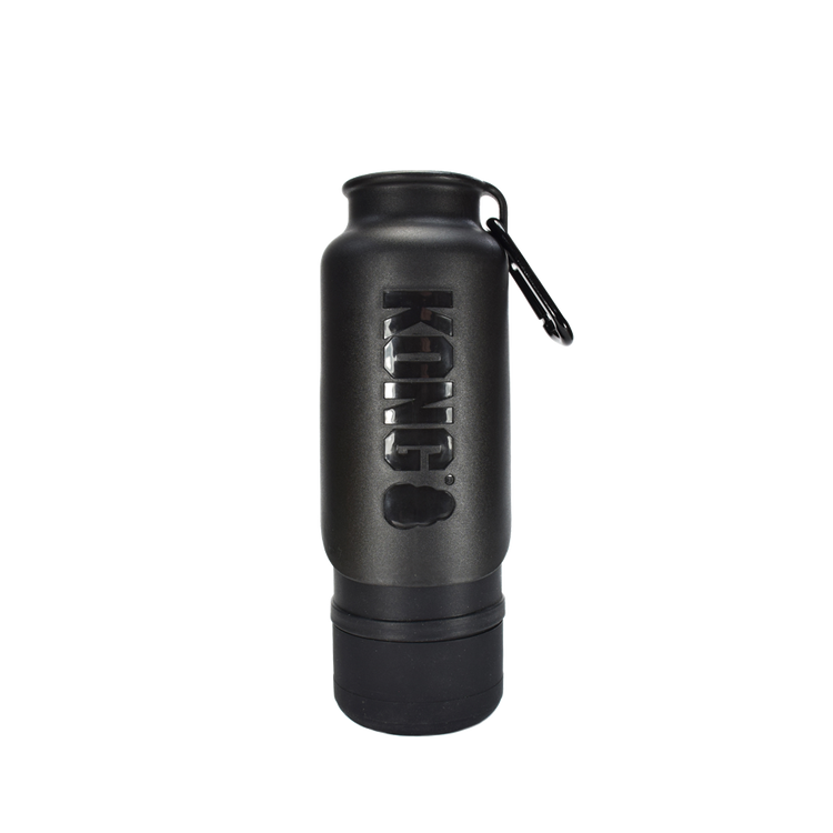 Foto van KONG H2O 700 ml geïsoleerde waterfles zwart