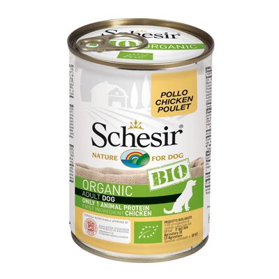 Foto van Schesir Hond bio blik