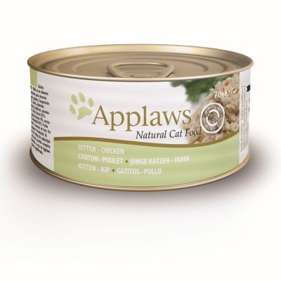 Applaws Kitten Natvoer Kip 70 gr. Foto van Applaws Kitten Natvoer Kip 70 gr.