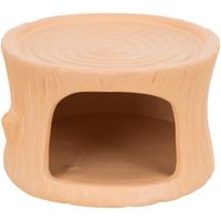 Trixie Keramiekhuis boomstam muizen/hamsters - 3 stuks