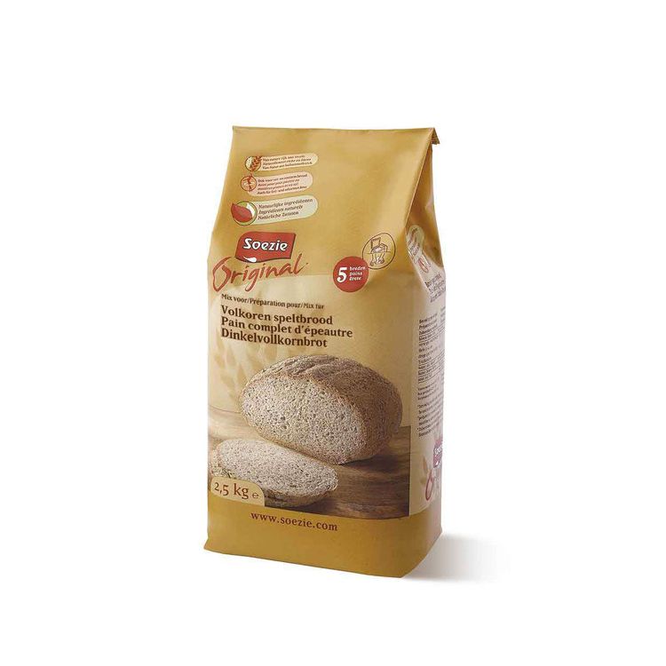 Soezie Mix volkoren speltbrood Foto van Soezie Mix volkoren speltbrood