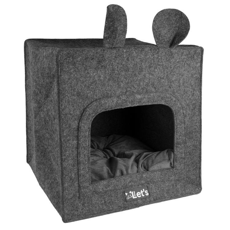 Foto van Let&#039;s sleep Pet Cave Chunk Antraciet