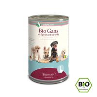 BIO PUPPY Goose with Spinach 400 gr.