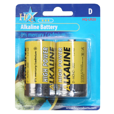 Foto van Batterij D Size Alkaline 1.5 V